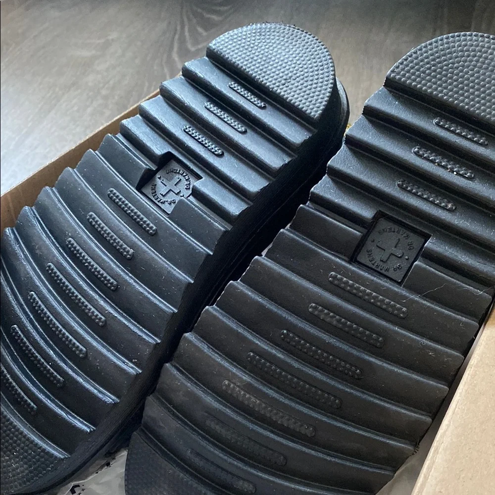 Dr Martens Blaire Black Leather Strap Sandals Size 6 - Picture 3 of 6